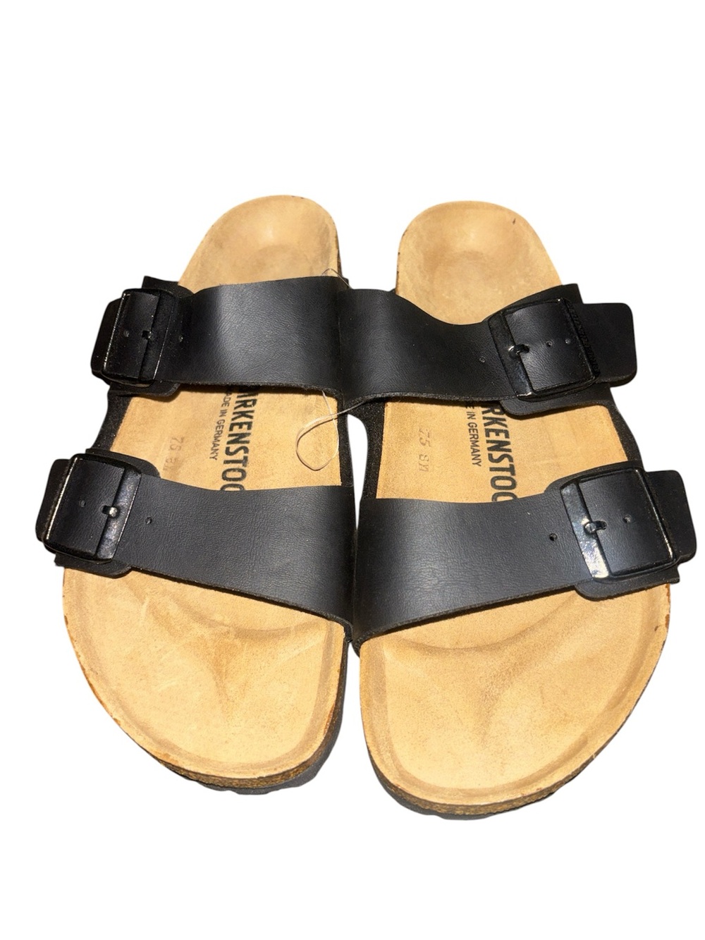 Birkenstock Black Suede Footbed Slip-On Sandal